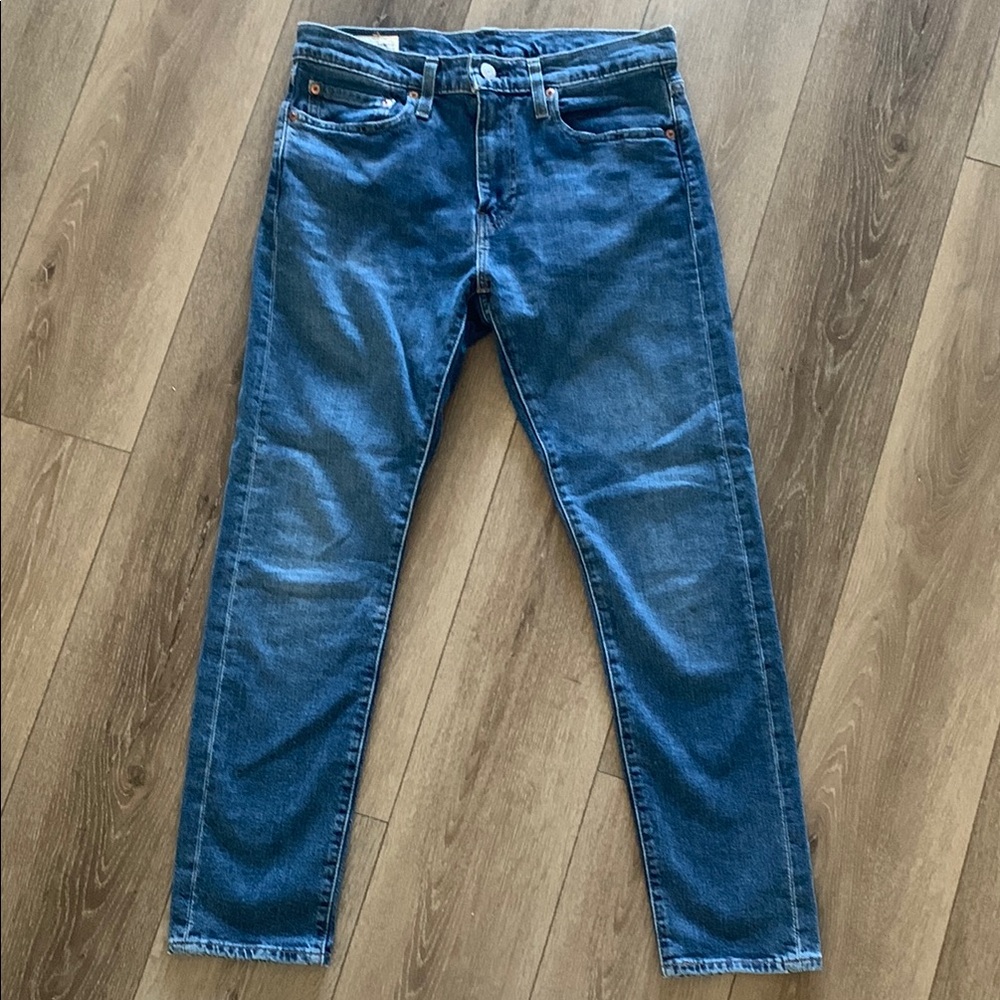 Levi's Blue Slim Fit Jeans with Natural Wear